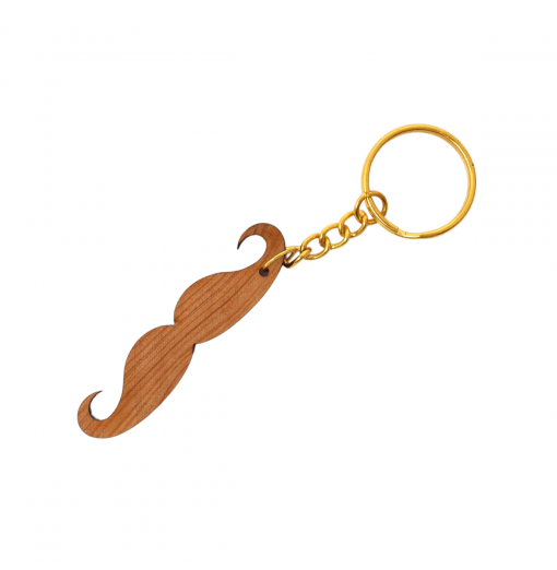 key ring - moustache