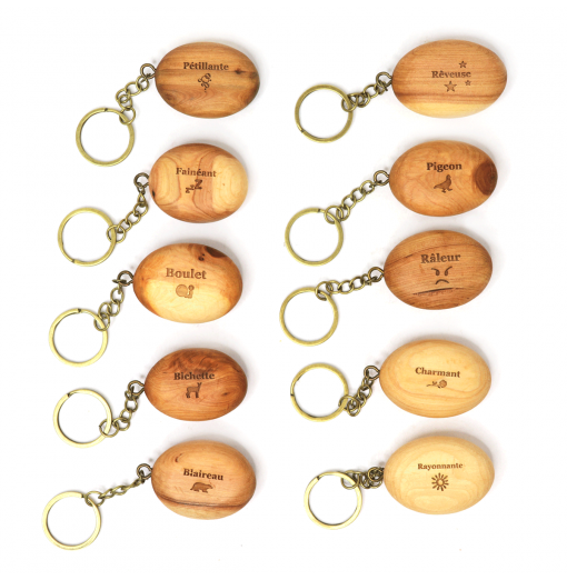 Key ring of wild Cade wood
