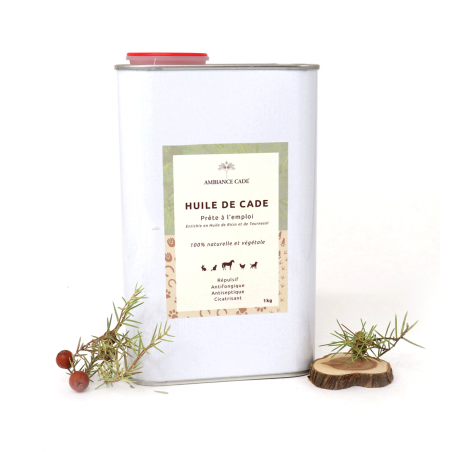 huile cade soins animaux poule, chat chien